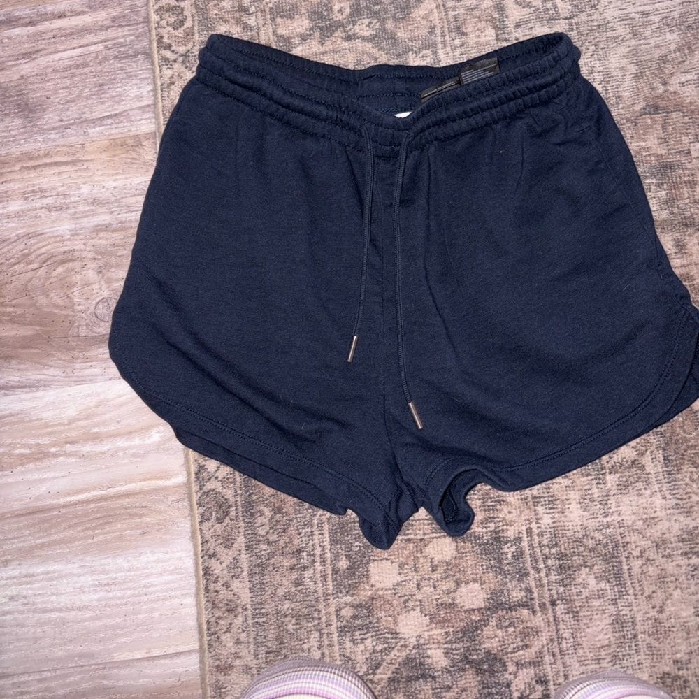 Navy H&M drawstring shorts